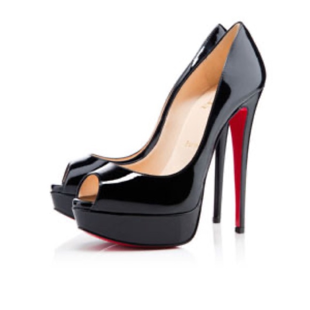 CHRISTIAN LOUBOUTIN
Patent Lady Peep 150 Pumps 36.5